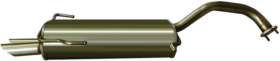 Northeastern Exhaust | Stainless Steel Resonator and Muffler Exhaust System Kit Compatible for Infiniti i30/i35 & Nissan Maxima 1999-2004 3.0L 3.5L | Includes Gaskets, Clamp, Hangers and Bots & Nuts