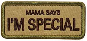 Chevron Set Of 2 Velcro Mom Says I`m Special Embroidered Patch Patch Fun Chevron Khaki 5x8cm Buy In Ukraine At A Low Price 145.00 UAH