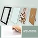 Golden State Art 8 x 10 Picture Frames Set of 8, Gallery Wall Frame Set Collage, Thin Tabletop Family Frame with Plastic Glass, Horizontal or Vertical Displays (8x10, Black, 8-Pack)