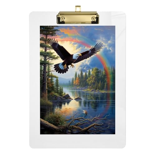 Hawk Soars Serene Lake �N���b�v�{�[�h �A�N���� �|�[�^�u�� �N���b�v�{�[�h ���^�[�T�C�Y �N���b�v�{�[�h ���^���^���N���b�v�t�� ���t �w�� �Ō�t�p 12.5 x 9�C���`
