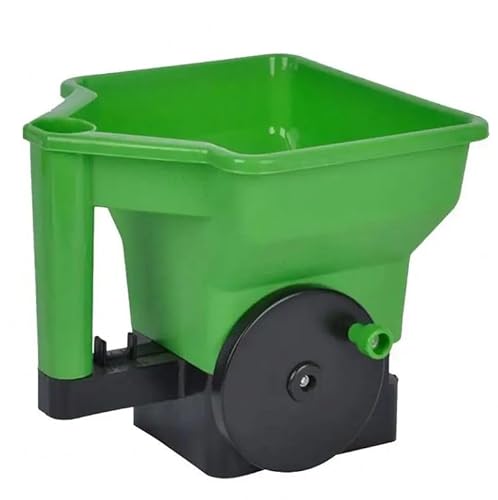 MAGNA RETAIL Grass Seed Spreader 3L Rotary Hand-Powered | Handheld 3 Litre Lawn Seed Spreader | Lawn Fertiliser | Grass Feed | Weed and Feed Dispenser