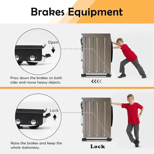 Image of DiCUNO Heavy Furniture Lifter and Mover Tool Set with Wheels, Furniture Shifting Roller Sliders for Bed Sofa Fridge Washing Machine, Heavy Duty Appliance Moving Tool for Home
