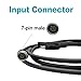 JIEYUEXIN A00924 Power Cable Compatible with Trimble, 7-pin to 5-pin with a SAE 2-pin Connector Power Cable Compatible with Trimble 4700 4800 5700 GPS to Pacific Crest PDL HPB