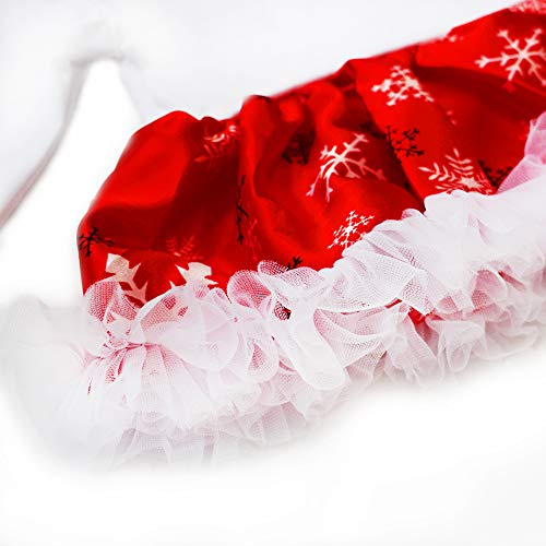 Winmany Pasgeboren Baby Meisjes Kerst Romper Tutu Jurk Outfit Hoofdband Been Warmer Schoenen - Afbeelding 7