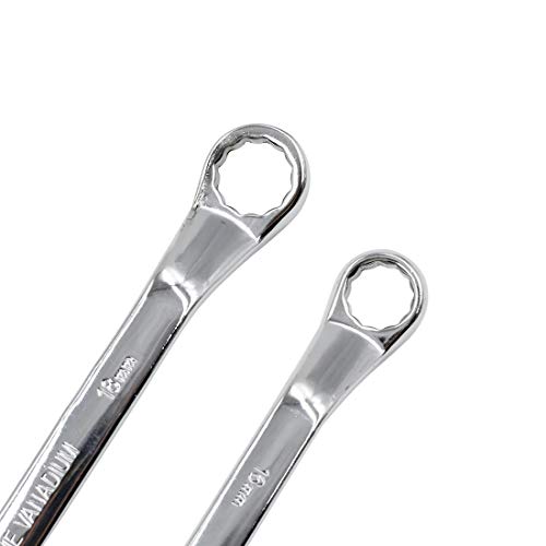Yoohey Offset Box End Wrench Chrome Vanadium Steel Double Ring Wrench Torx Box Wrench (16 X 18Mm) #TOP2