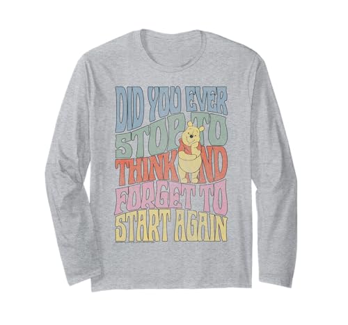 T-shirt manches longues Winnie the Pooh le cadeau parfait pour les fans
