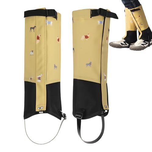 Genérico Polainas Para Botas | Protectores Impermeables Ajustables,Protectores Transpirables De Calzado - Para Adolescentes Niñas Jóvenes Escalada Ciclismo Esquí Senderismo Aire Libre