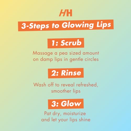 Handmade Heroes Turmeric Lip Scrub with Vitamin C 1oz