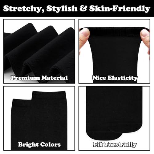 Image of Sarfel Youth Toddler Soccer Socks Kids Baseball Socks Youth Boys Girls Knee High Softball Football Accessories Tube Cotton