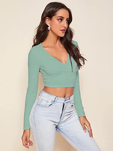 Image of Shasmi Women Crop Top, Ribbed, Stylish Tank Top, Soft and Comfy Fabric has Some Stretch