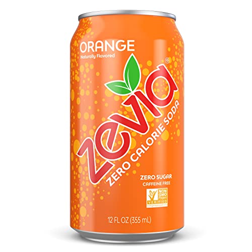 Zevia Zero Calorie Soda, Orange, 12 Ounce Cans (Pack Of 24) #TOP6