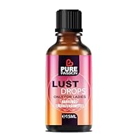 Pure Passion® LUST Drops - Sofortwirkung - Tropfen für Frauen - Hochdosiert mit Maca, Muira Puama und L-Arginin - Unterstützung für weibliche Sinnlichkeit - ohne künstliche Zusatzstoffe - 15ml