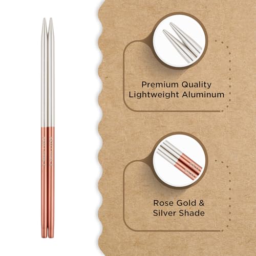 Image of Knitter's Pride Rosemist Normal Interchangeable Circular Needles 5 inch inch (13cm) - US Size 4 (3.5mm)