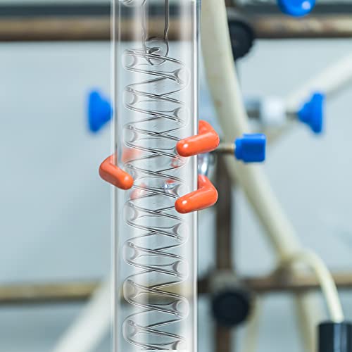 Distillation Chemistry Lab Glassware Tube Glass Chemistry Laboratory Tube Allihn Condenser Glass Soxhlet Extractor For Glass Condenser Pipe School Glass Hose Connection #TOP7