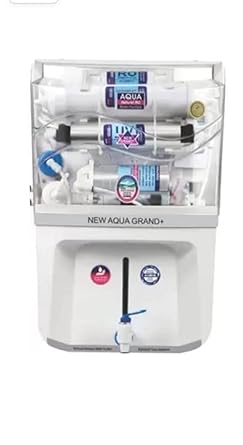 real purity.RO+UV+alkalaine Advance Technology Electric Water Purifier With Metallic Sheet for Home - 12 liters