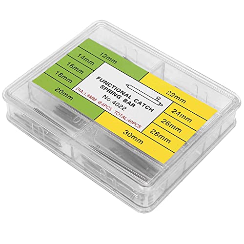 Barres à ressort à dégagement rapide en acier inoxydable Yosoo Health Gear de 12 à 30 mm