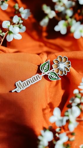 Générique - Cadeau maman - Magnet fleur éternelle bois - Idée cadeau fête des mères original
