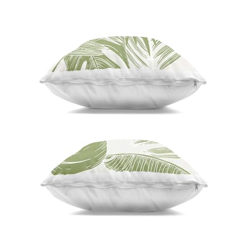 Image of Stupell Industries | Overlapping Palm Leaves, 18 x 18 Each
