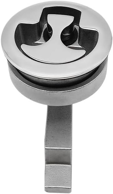 316ステンレススチールボートターニングロックフラッシュプルリフトハンドルロッカーハッチラッチハードウェア。