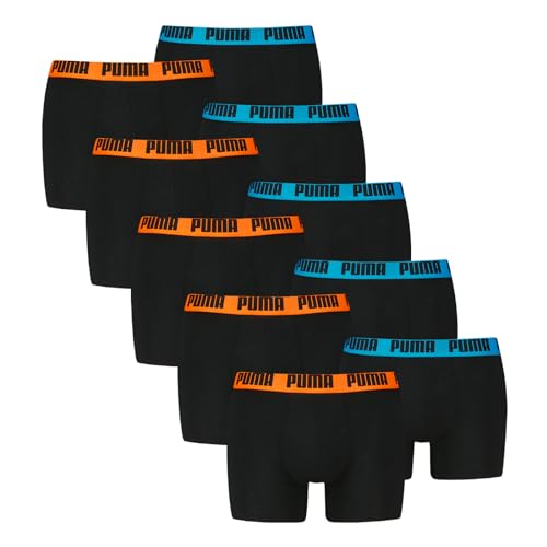 PUMA Herren Boxer Boxershorts Shorts Unterhosen Comfort Stretch 10er Pack, Wäschegröße:S, Artikel:-009 Black pop – Ansicht 1