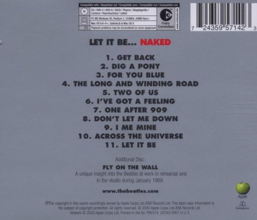Let It Be… Naked – Copy controlled (inclus un bonus de 21 minutes) - Les Beatles, Paul McCartney, John Lennon, RIngo Starr, George Harrison Let It Be... Naked - Copy controlled (inclus un bonus de 21 minutes) – Image 3