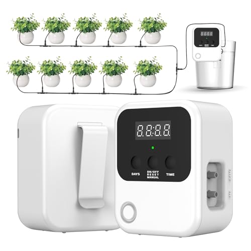 Bewässerungssystem,Automatische Bewässerung Zimmerpflanzen, Pflanzen Bewässerung System für Indoor, Garten, Balkon Pflanzen, für bis zu 15 Topfpflanzen