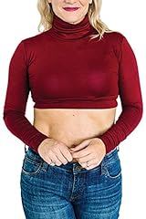 Turtleneck Long Sleeve Cranberry