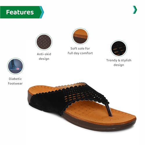 Image of ORTHO JOY doctor Slipper for women || Orthopedic Fashionable Women's Slipper