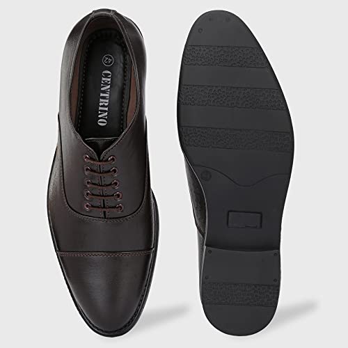 Image of Centrino Mens Uniform Dress Shoe |Formal Shoe for Men|Lace-up Shoe Business |Provide Comfort Perfect for Formal Wear, Business Casual, and Parties (20218)