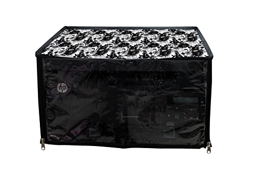 Image of Presents PVC Dustproof Waterproof Printer Cover with Zipper for HP Laser Jet Pro MFP M126nw Printer (Black Nw)