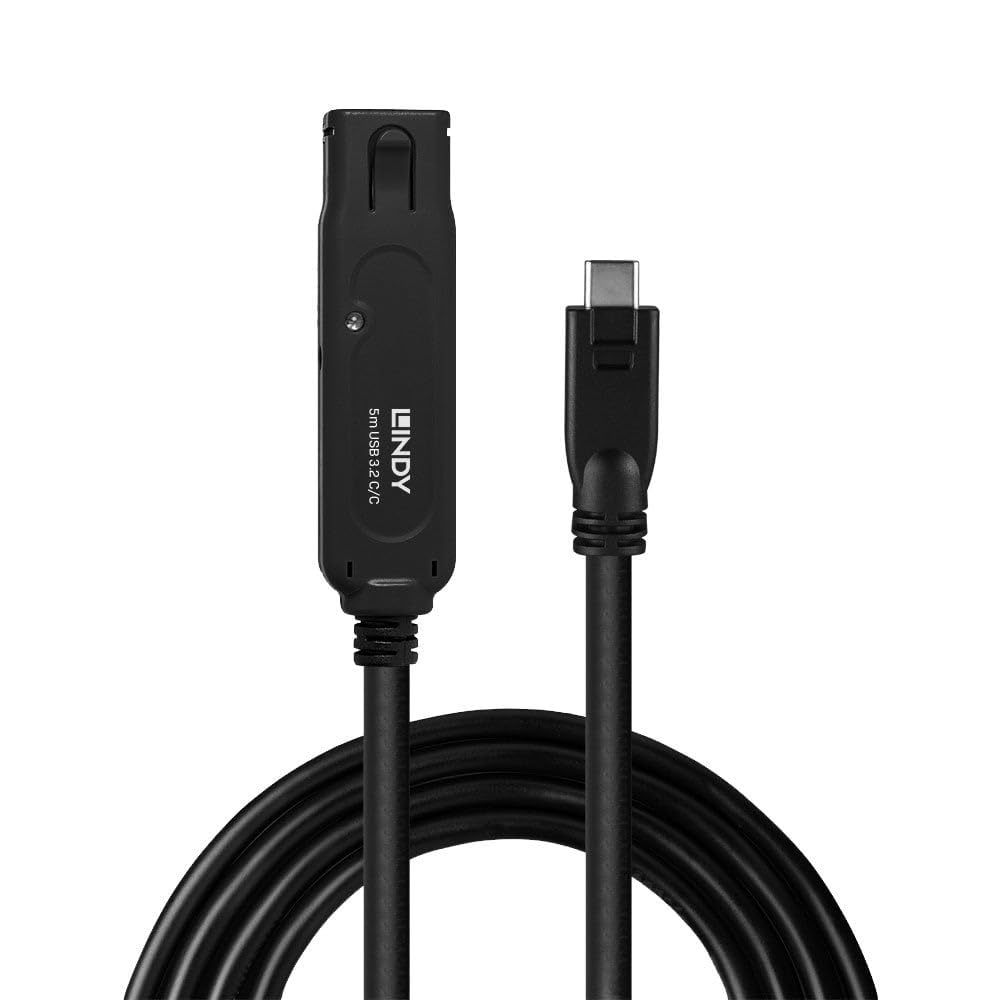 LINDY 43405 5m USB 3.2 10Gbit/s C/C Aktivverlängerung Pro