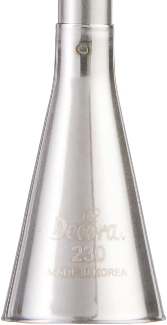 DECORA Blister Nozzle 230, Stainless Steel Silver, 12 x 7 x 3 cm