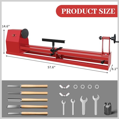 image for HAowosi Wood Lathe 14