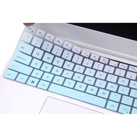 Keyboard Skin Compatible for Dell Latitude 7450 7440 7430 7420 7410 14", Dell Latitude 5450 5440 5430 5431 5420 14", Dell Latitude 9000 9510 9520 7520 15.6", Latitude 16" 7650 7640 (Ombre Mint) Cover