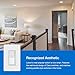 Lutron Claro Smart Switch 3-Way Kit for Caseta Smart Lighting, Includes Wall Plate, Pico Paddle Remote, and Bracket, Neutral Required, DVRF-PKG1S-WH