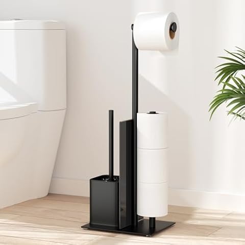 Porte Papier Toilette Susswiff avec Brosse Cover
