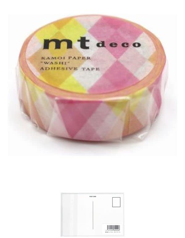 Amazon | カモ井加工紙 mtマスキングテープ 三角とダイヤ・ピンク