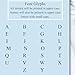 24 Personalized Folded Stationery Note Cards with Envelopes - Personalized Thank You Cards, Handmade Note Cards & Greeting Cards - Name and Initials - Folded (Large Initial Centered)