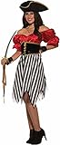 Forum Novelties Co-Pirate Matey Lady-Std, Multi-Color