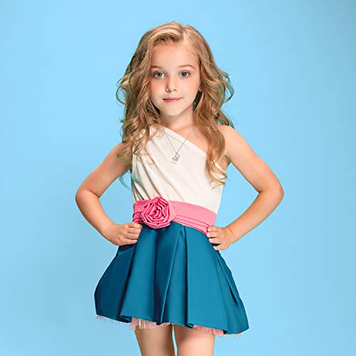 Kiokioa Cute Silver Butterfly Pendant Necklace Multi-color Crystal Charm Christmas Birthday Gifts4