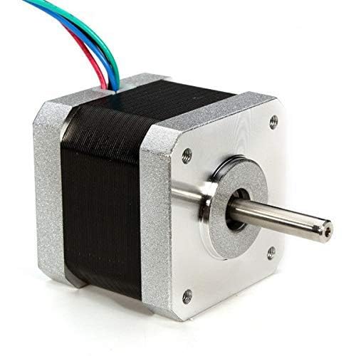 Bihariji Electronics NEMA 17 Stepper Motor, 4-Lead, 1.8 Deg, 40N.cm Holding Torque, 1.7A, 42 Motor for 3D Printer CNC Router, 5 Pieces-image-24