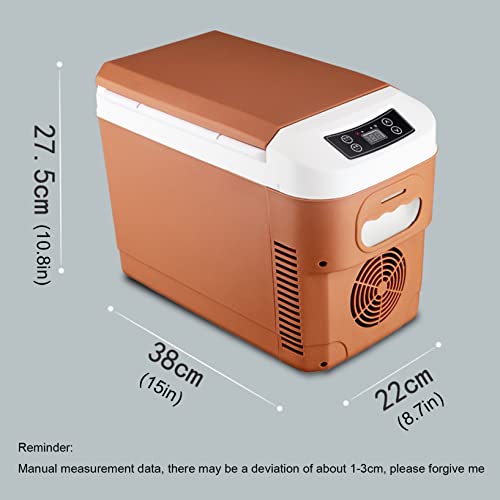 Refrigerador compresor portátil – Mini enfriador eléctrico para coche, viajes, pesca, uso al aire libre y en el hogar con opciones de alimentación de 12 V/24 V/220 V