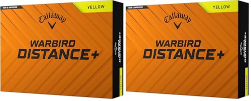 �L�����E�F�C(Callaway) �S���t�{�[�� WARBIRD DISTANCE YLW 25 1�_�[�X(12����) 2�s�[�X�\�� �C�G���[ (× 2)