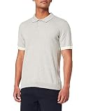 Mexx Mens Elegant Knit Polo Sweater, Grey Melee, XL