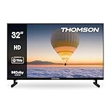 Thomson 32 Zoll (80cm) HD LED Smart TV, Wi-Fi, Sprachsteuerung, HDR10, Dolby Audio, Triple-Tuner (Kabel/Satellit/Antenne), HDMI, USB – 32HT2S15