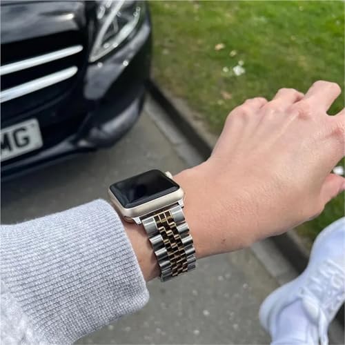 Bracelet Apple Watch en acier inoxydable avec boucle déployante