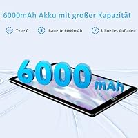 2026 – 10-Zoll-Android-Tablet mit Octa-Core-Prozessor, 64 ROM + 2 TB TF | 5G + 2,4-GHz-WLAN | FHD | GMS | Bluetooth 5.0 | 8 MP + 5 MP | Typ C, Touchscreen-Tablet mit Hülle, Tastatur und Maus-Schwarz – Ansicht 6