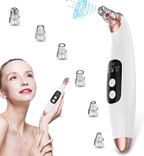 Blackhead Remover - Facial Pore Vacuum Suction Cleaner Electric Acne Comedone Extractor Kit with LED Display for Women & Men