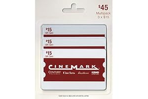 Cinema Indulgence: Cinemark Multipack Gift Card for Cinematic Delights