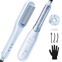 Amazon.com : Wavytalk Pro Steam Hair Straightener Brush, Steamline